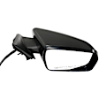 Passenger Side Mirror, Power Adjust, Non-Folding, Heated, Textured Black, No Signal Light, No Memory, No Puddle Light, No Auto-Dimming, No Blind Spot Feature