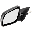 Driver Side Mirror, Power Adjust, Manual Folding, Heated, Textured Black, No Signal Light, No Memory, No Puddle Light, No Auto-Dimming, No Blind Spot Feature