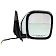 Passenger Side Mirror, Power Adjust, Manual Folding, Heated, Chrome, No Signal Light, No Memory, No Puddle Light, No Auto-Dimming, No Blind Spot Feature