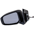 Driver Side Mirror, Power Adjust, Manual Folding, Heated, Paintable, In-housing Signal Light, No Memory, Puddle Light, Auto-Dimming, and Blind Spot Feature, Without Side Object Sensor