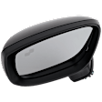 Driver Side Mirror, Power Adjust, Heated, Power Folding, Paintable, In-housing Signal Light, No Memory, No Puddle Light, No Auto-Dim, With Blind Spot Detection in Glass