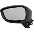Driver Side Mirror, Power Adjust, Heated, Power Folding, Paintable, In-housing Signal Light, No Memory, No Puddle Light, No Auto-Dim, With Blind Spot Detection in Glass