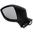 Driver Side Mirror, Power Adjust, Heated, Power Folding, Paintable, In-housing Signal Light, No Memory, No Puddle Light, No Auto-Dim, With Blind Spot Detection in Glass