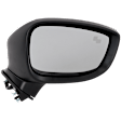 Passenger Side Mirror, Power Adjust, Heated, Power Folding, Paintable, In-housing Signal Light, No Memory, No Puddle Light, No Auto-Dim, With Blind Spot Detection in Glass