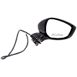 2019 Mazda 3 - Passenger Side Mirror, Sedan, Japan Built Vehicle , Power Adjust, Non-Heated, Paintable, Manual Folding, No Signal Light, No Blind Spot Feature, No Memory, No Puddle Light, No Auto-Dim