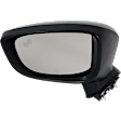 Driver Side Mirror, Power Adjust, Manual Folding, Non-Heated, Paintable, In-housing Signal Light, No Memory, No Puddle Light, No Auto-Dimming, With Blind Spot Detection in Glass