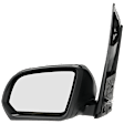 Driver Side Mirror, Manual Adjust, Manual Folding, Non-Heated, Textured Black, No Signal Light, No Memory, No Puddle Light, No Auto-Dimming, No Blind Spot Feature
