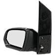 Driver Side Mirror, Manual Adjust, Manual Folding, Non-Heated, Textured Black, No Signal Light, No Memory, No Puddle Light, No Auto-Dimming, No Blind Spot Feature