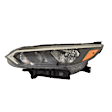 Driver Side Halogen Headlight, With bulb(s), OE Replacement, CAPA Certified