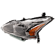 Driver and Passenger Side Halogen Headlight, With bulb(s), Sedan