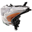 Driver and Passenger Side Halogen Headlight, With bulb(s), Sedan