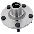 Front, Driver or Passenger Side Wheel Hub, with Bearing, 5 x 4.5 in. Bolt Pattern, 3.0/3.5L Engines