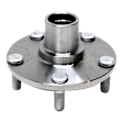 Front, Driver or Passenger Side Wheel Hub, Without Bearing, 5 x 4.5 in. Bolt Pattern, FWD