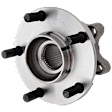Front, Passenger Side Wheel Hub, With Bearing, 5 x 4.5 in. Bolt Pattern