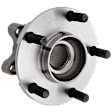 Front, Driver Side Wheel Hub, With Bearing, 5 x 4.5 in. Bolt Pattern