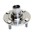 Front, Driver or Passenger Side Wheel Hub, without Bearing, FWD