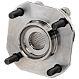 Front, Driver or Passenger Side Wheel Hub, With Bearing, 4 x 4.5 in. Bolt Pattern, FWD