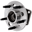 Rear, Driver or Passenger Side Wheel Hub, With Bearing, With Sensor, 5 x 4.53 in. Bolt Pattern