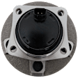 Rear, Driver or Passenger Side Wheel Hub, With Bearing, With Sensor, 5 x 3.94 in. Bolt Pattern