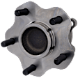 Rear, Driver or Passenger Side Wheel Hub, With Bearing, 5 x 4.5 in. Bolt Pattern, FWD