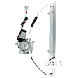 Front, Driver Side Window Regulator Power, with Motor, 6-pin Plug