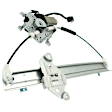 Front, Driver Side Power Window Regulator, With Motor