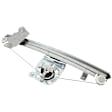 Front, Driver Side Window Regulator, Power, Without Motor