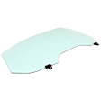 Front, Driver Side Door Glass, Green Tint, Replaces NAGS No. FD21946 GTYN