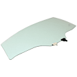 Front, Driver Side Door Glass, Green Tint, Replaces NAGS No. FD25764 GTYN