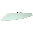 Front, Driver Side Door Glass, Green Tint, Replaces NAGS No. FD25764 GTYN