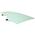 2013 Nissan Rogue - Front, Driver Side Door Glass, Green Tint, FD23636 GTYN