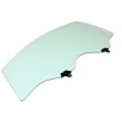 2013 Nissan Rogue - Front, Driver Side Door Glass, Green Tint, FD23636 GTYN