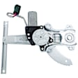 Rear, Driver Side Power Window Regulator, With Motor