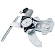 Rear, Driver Side Power Window Regulator, With Motor