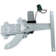 Rear, Driver Side Power Window Regulator, With Motor