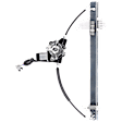 Rear, Driver Side Power Window Regulator, With Motor