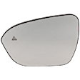 2023 Nissan Rogue - Mirror Glass Driver Side, USA Built Vehicle, Non-Heated, With Blind Spot Detection in Glass, No Signal Light