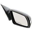 Passenger Side Mirror, Power Adjust, Manual Folding, Non-Heated, Paintable, In-housing Signal Light, No Memory, No Puddle Light, No Auto-Dimming, No Blind Spot Feature