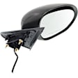 Passenger Side Mirror, Power Adjust, Manual Folding, Non-Heated, Paintable, No Signal Light, Memory, Puddle Light, Auto-Dimming, and Blind Spot Feature, Production Date Up To July 2011