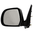 Driver Side Mirror, Power Adjust, Non-Heated, Manual Folding, Paintable, No Signal Light, No Memory, No Puddle Light, No Auto-Dim, No Blind Spot Feature