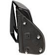 Driver Side Mirror, Manual Adjust, Non-Heated, Manual Folding, Textured Black, No Signal Light, No Memory, No Puddle Light, No Auto-Dim, With Blind Spot Glass