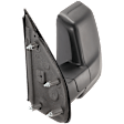 Driver Side Mirror, Manual Adjust, Non-Heated, Manual Folding, Textured Black, No Signal Light, No Memory, No Puddle Light, No Auto-Dim, With Blind Spot Glass