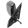Passenger Side Mirror, Power, Manual Folding, Heated, Paintable, No Signal Light, No Memory, No Puddle Light, No Auto-Dimming, No Blind Spot Feature