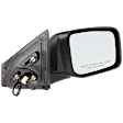 Passenger Side Mirror, Power, Manual Folding, Heated, Paintable, No Signal Light, No Memory, No Puddle Light, No Auto-Dimming, No Blind Spot Feature