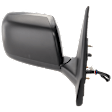 Passenger Side Mirror, Power, Manual Folding, Heated, Paintable, No Signal Light, No Memory, No Puddle Light, No Auto-Dimming, No Blind Spot Feature