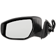 Driver Side Mirror, Power, Manual Folding, Heated, Paintable, In-housing Signal Light, No Memory, No Puddle Light, No Auto-Dimming, No Blind Spot Feature