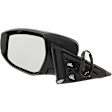 Driver Side Mirror, Power, Manual Folding, Heated, Paintable, In-housing Signal Light, No Memory, No Puddle Light, No Auto-Dimming, No Blind Spot Feature