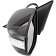 Driver Side Mirror, Power, Manual Folding, Heated, Paintable, In-housing Signal Light, No Memory, No Puddle Light, No Auto-Dimming, No Blind Spot Feature