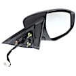 Passenger Side Mirror, Power Adjust, Manual Folding, Heated, Paintable, In-housing Signal Light, No Memory, No Puddle Light, No Auto-Dimming, No Blind Spot Feature