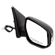 Passenger Side Mirror, Power Adjust, Manual Folding, Heated, Paintable, In-housing Signal Light, No Memory, No Puddle Light, No Auto-Dimming, No Blind Spot Feature